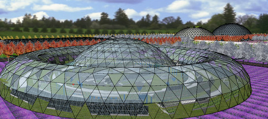 现代农业——异形玻璃温室